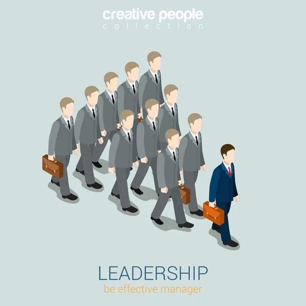 Leadership concetto di business — Vettoriale Stock