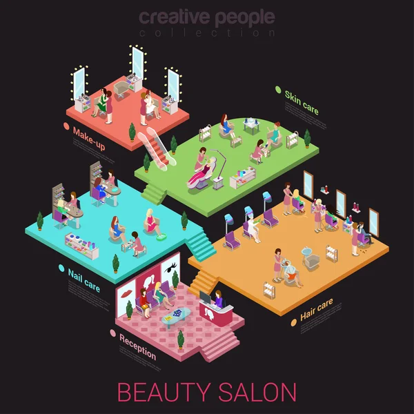 abstract beauty salon office