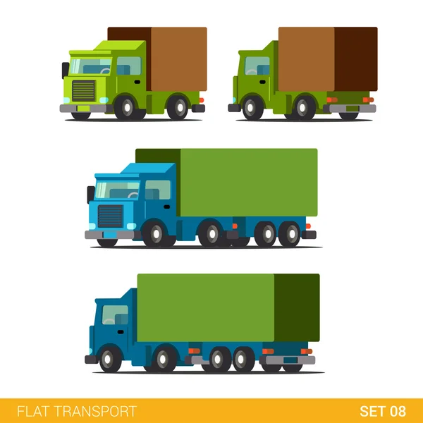 Cargo delivery road transport i — Stock Vector