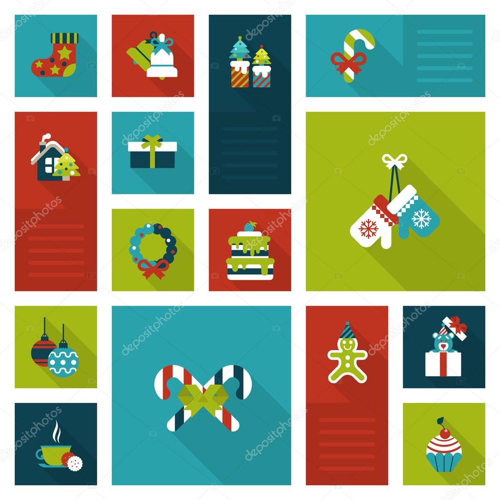 Holiday web icons collection.