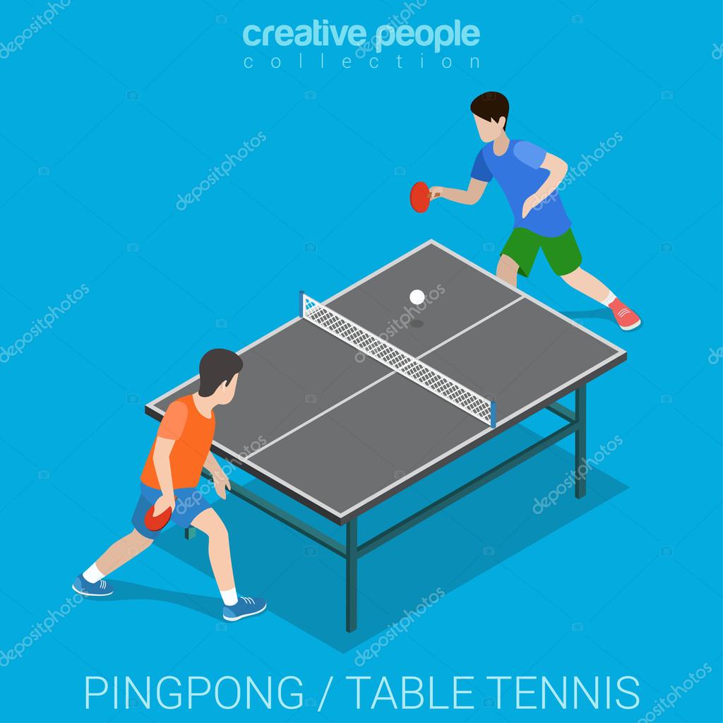 Table tennis pingpong match
