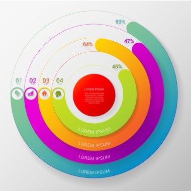 infographics mockup template.