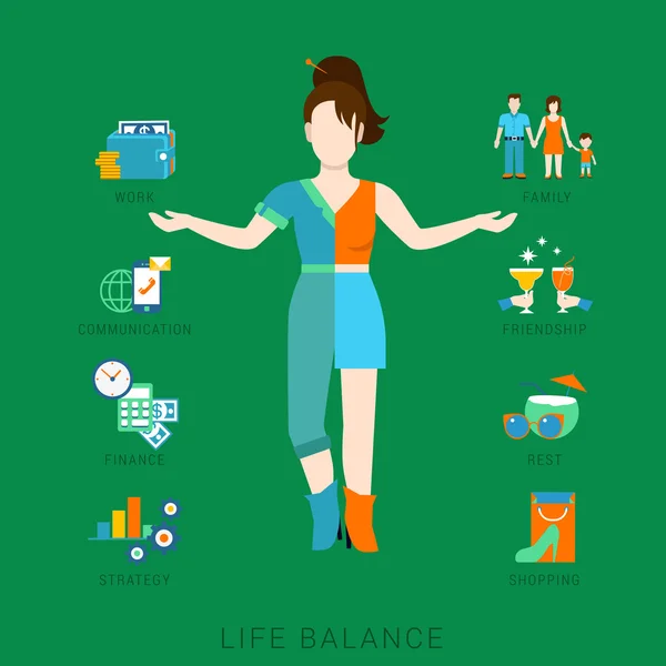 100,000 Work life balance Vector Images | Depositphotos