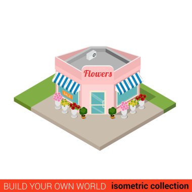 flower shop building block