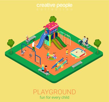 Children playground concept.
