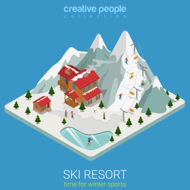 ski resort winter mountain sports