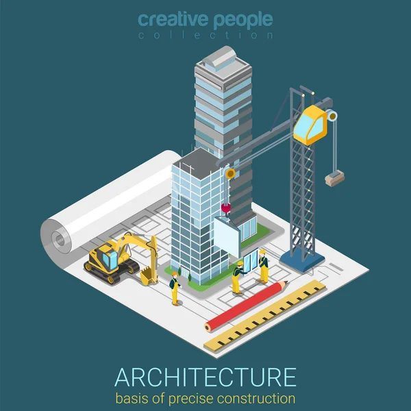 Edificio de vidrio rascacielos — Archivo Imágenes Vectoriales