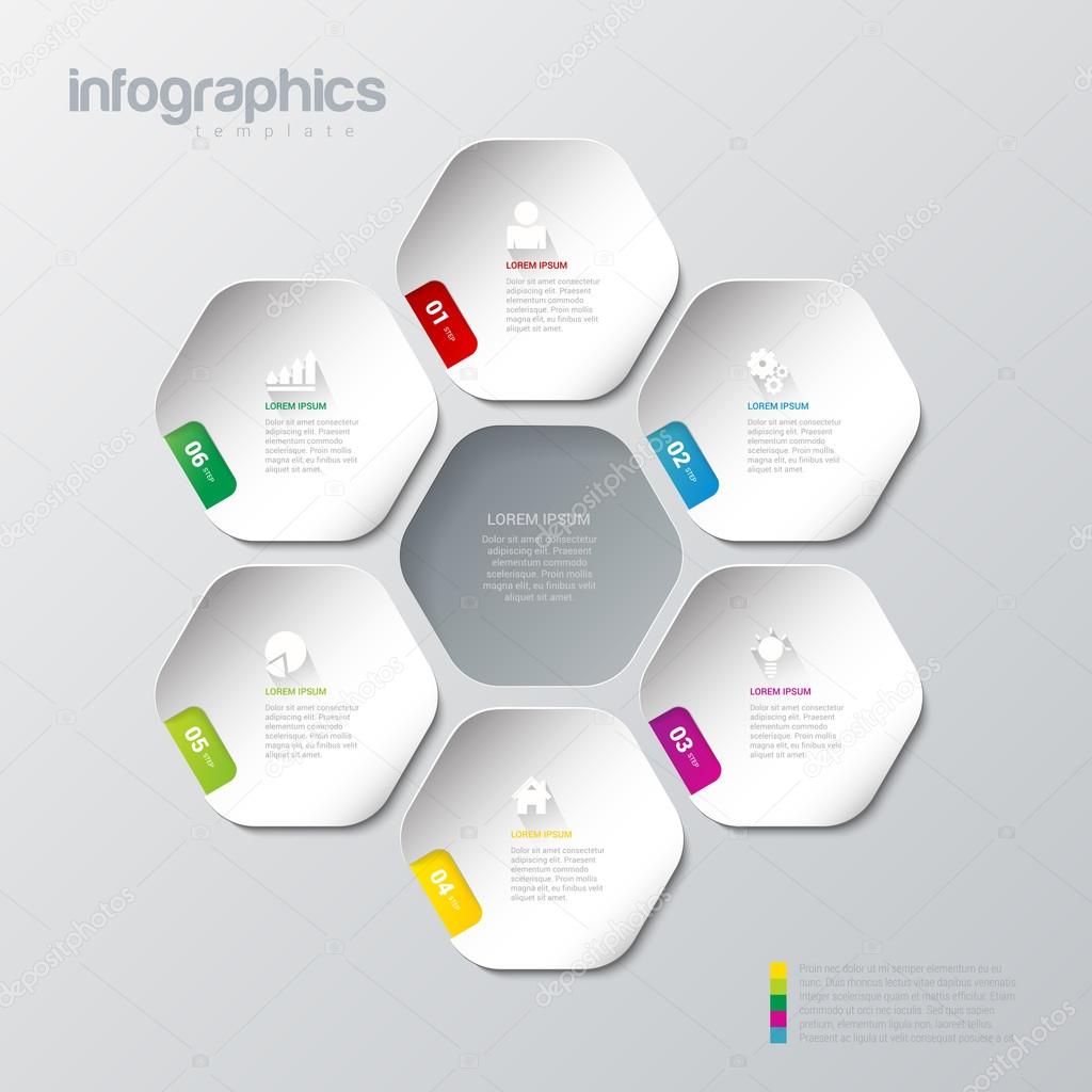 Infographics design template.