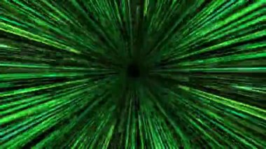 Gece arkaplanlı hiperuzay hareket grafikleri