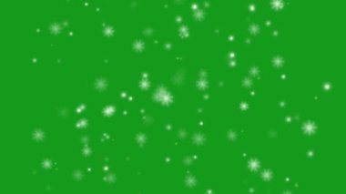 Kar yağışı yeşil ekran hareketi grafikleri