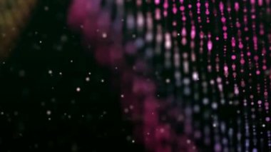 Bokeh hafif dizgileri gece arkaplanlı hareket grafikleri