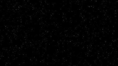 Gece arkaplanlı toz parçacıkları hareket grafikleri