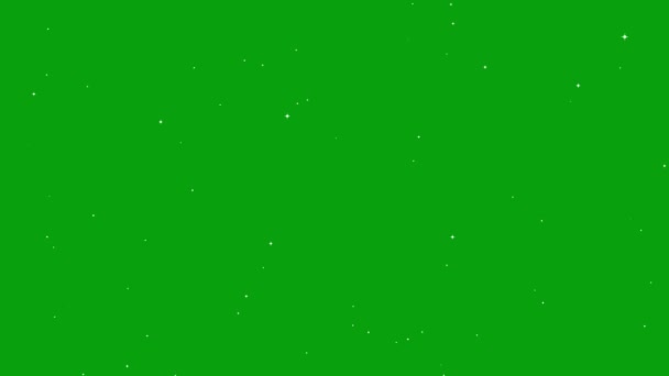 Sterne Durch Den Weltraum Green Screen Motion Grafiken — Stockvideo