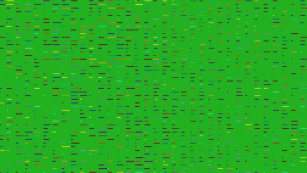 Бамбукова Хвиля Зелений Екран Графіка Руху — стокове відео