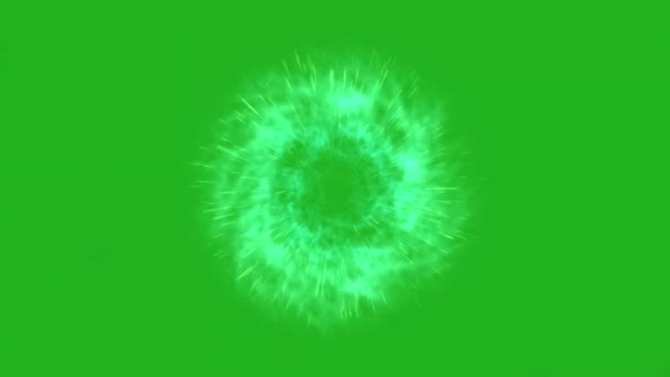 Portale Scifi Grafica Movimento Schermo Verde — Video Stock