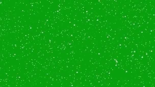 Schneefall Green Screen Bewegungsgrafik — Stockvideo