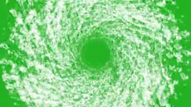 Su kıvrımlı yeşil ekran hareket grafikleri