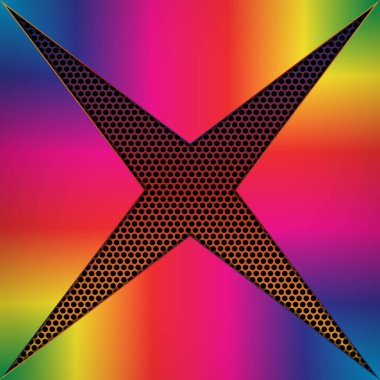 Metalik Soyut Arkaplan Vektörü İllüstrasyonu.