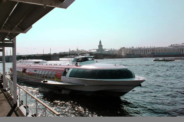 Stant Peterburg Russland Juli 2013 Meteor Boot Start Auf Der — Stockfoto