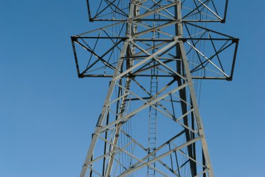 Elektrik yüksek gerilim elektrik pilon