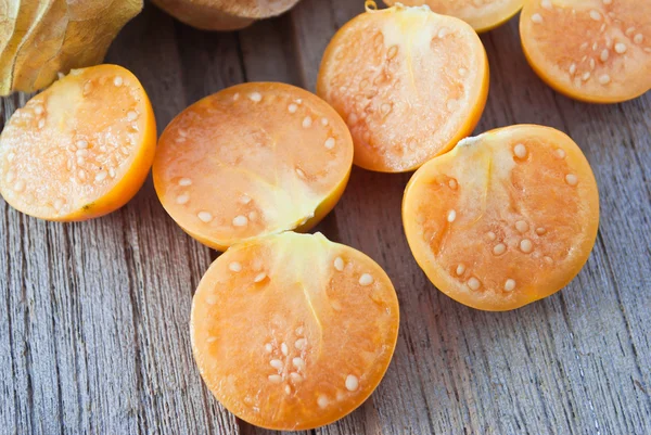 Grosella del Cabo (Physalis), frutas y verduras saludables — Foto de Stock