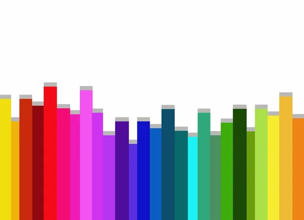Buntes Spektrum Hintergrund, Regenbogen abstrakt — Stockfoto
