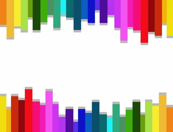 カラフルなスペクトル背景、虹抽象的なフレームワーク — ストック写真