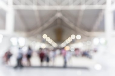 görüntü bulanık Belediye Binası ve insanlar kentsel sahne, kullanılabilir bir