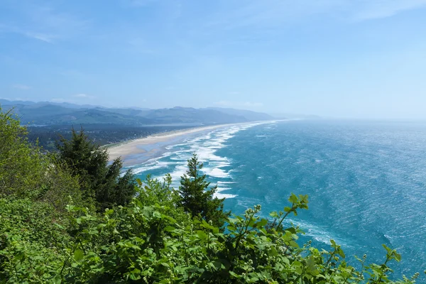 Pobřeží státu Oregon a Tichým oceánem. Malebný pohled — Stock fotografie