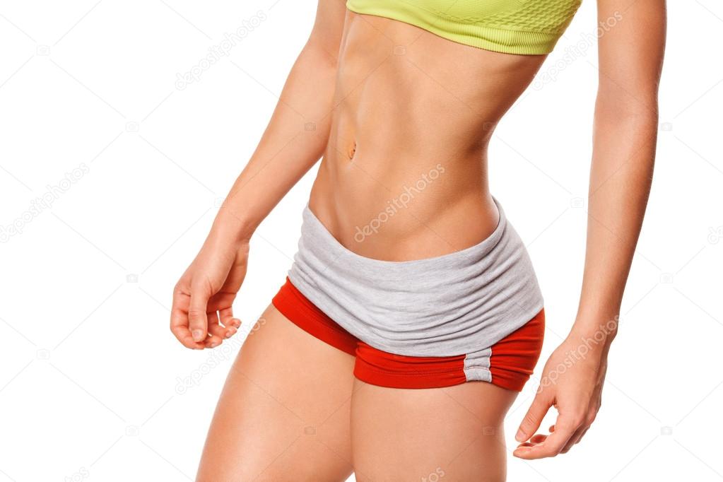 Sexy muscular woman