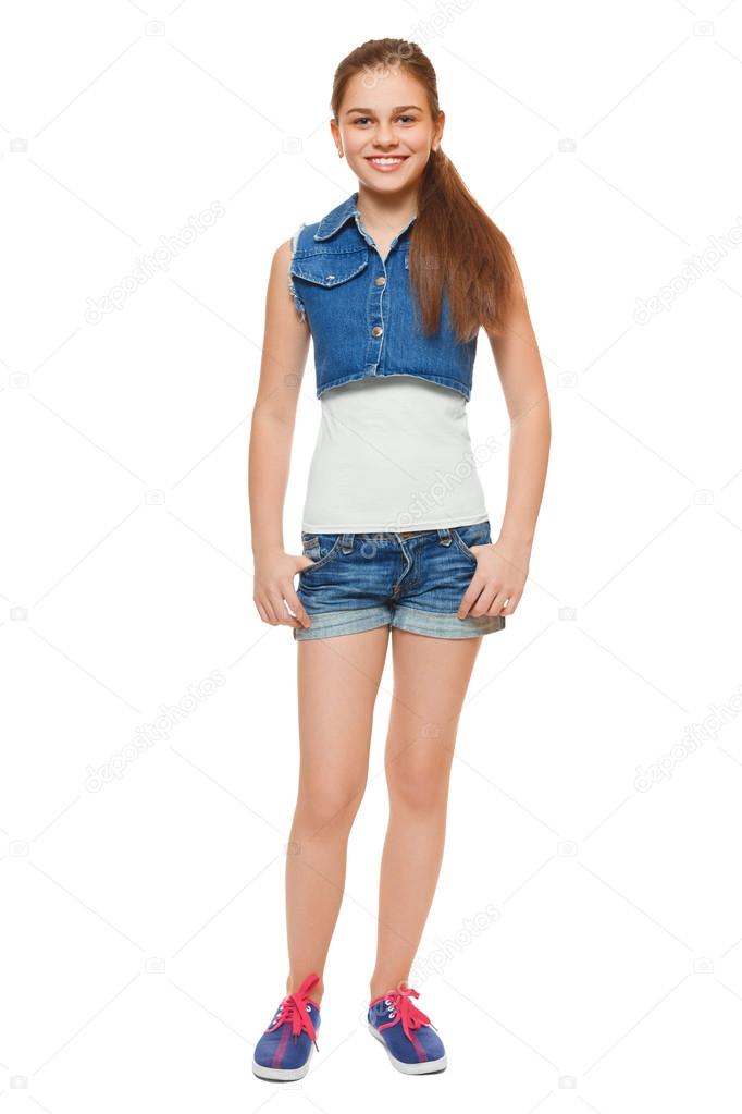 young girl jeans