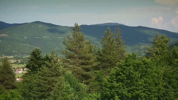 クロアチアの風景道アウトバーン a1 — ストック動画