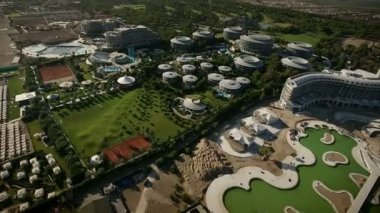 Hava atış. Türkiye, Antalya üzerinden havadan görünümü.