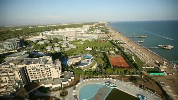 Vue aérienne. Vue aérienne sur la Turquie, Antalya . — Video