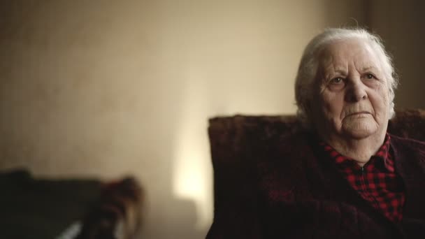 오래 된 외로운 인간의 초상화 — 비디오
