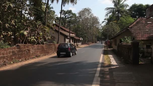 INDIA, GOA - 2012: Traffico in India — Video Stock