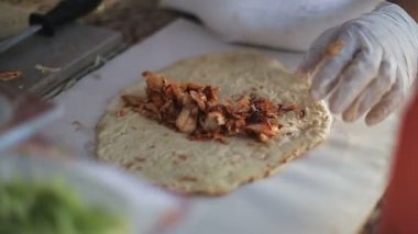 Shawarma Asya fast food Restoran yapma adam