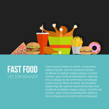 Fast food kavramı afiş