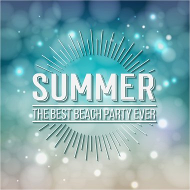 Summer time typographic design. Summer holidays, adventure label