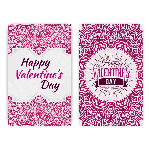 Happy Valentine's day greeting card — Stock Vector