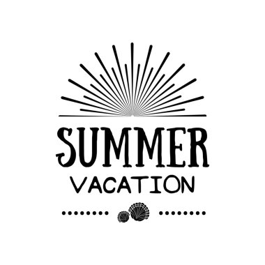 Yaz saati logo şablonu 