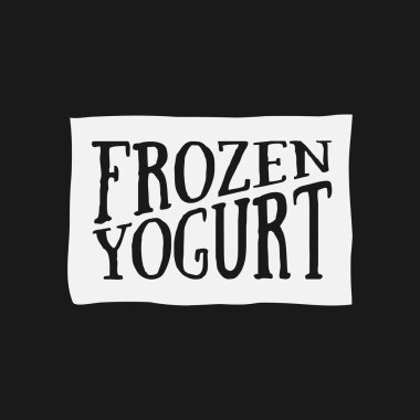 Dondurma tasarım rozet ve etiket  