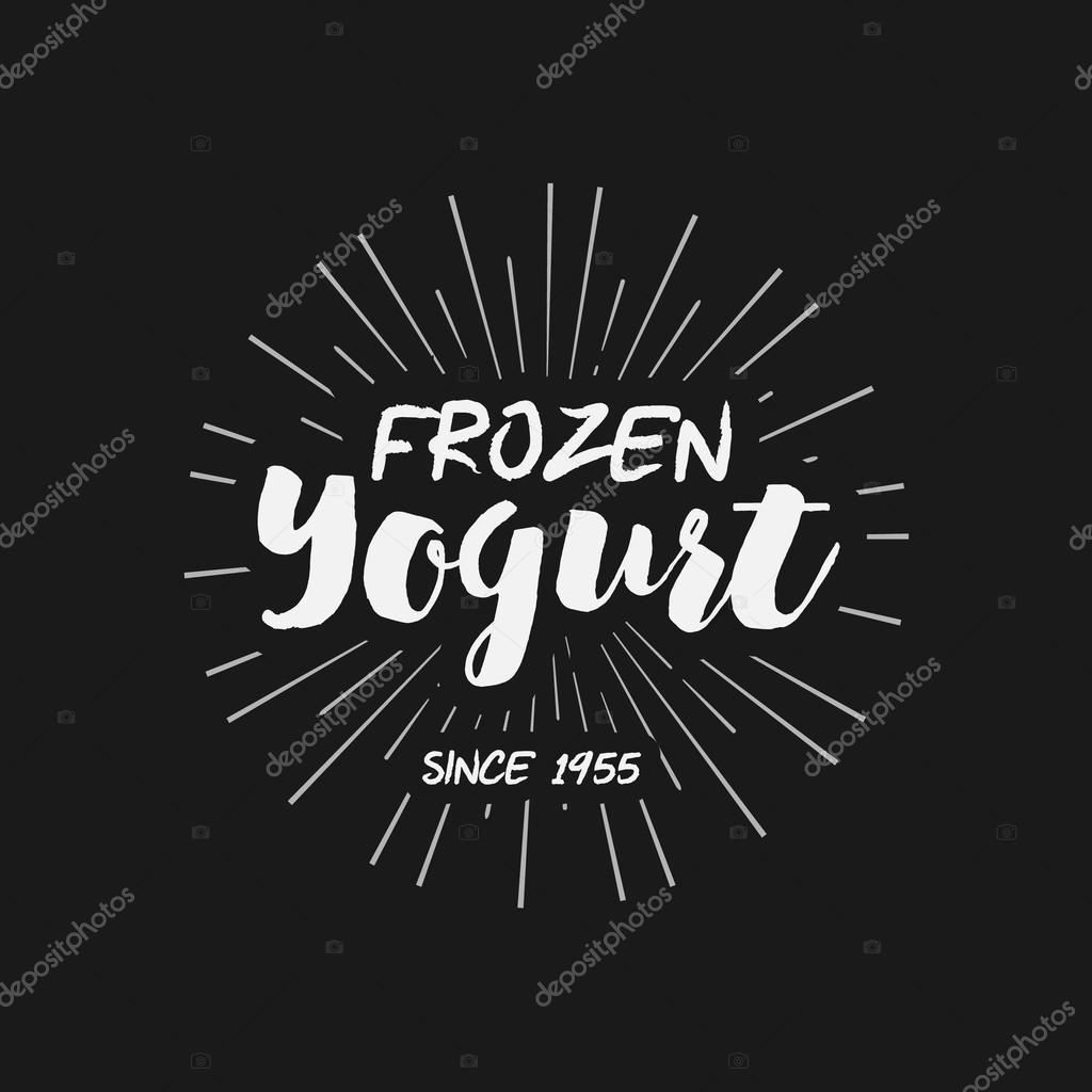 Ice Cream Design Badges and Labels. Vector Illustration. Ice Cream Logo design element. Retro label for Ice Cream Shop. Vintage Emblem Creamery. Ice Cream and Frozen Yogurt Logos. Summer badges.
