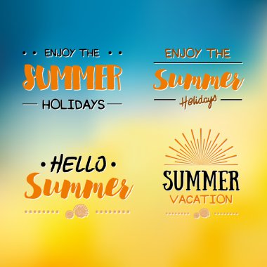 Vektör yaz arkaplanı.