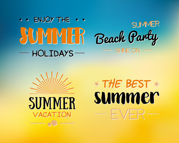 Summer Time logo Templates