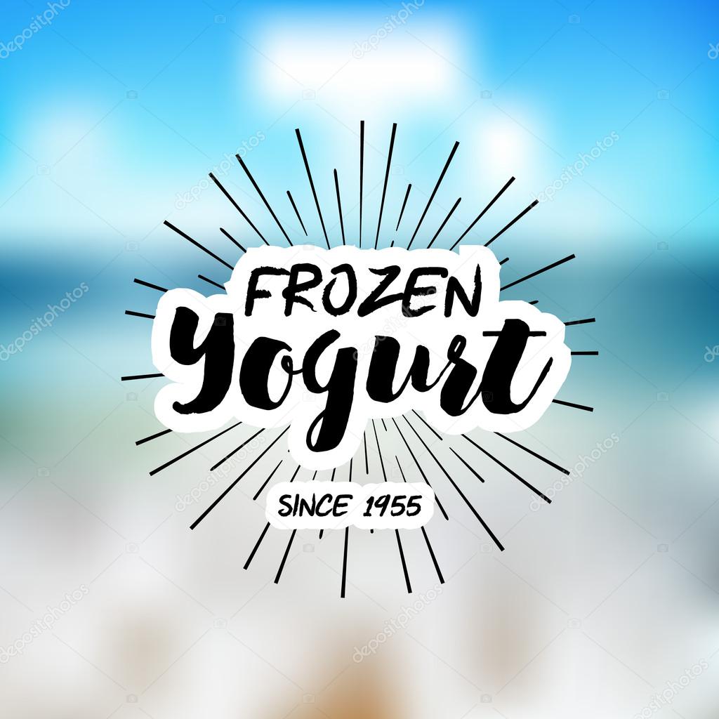 Ice Cream Design Badges and Labels. Vector Illustration. Ice Cream Logo design element. Retro label for Ice Cream Shop. Vintage Emblem Creamery. Ice Cream and Frozen Yogurt Logos. Summer badges.