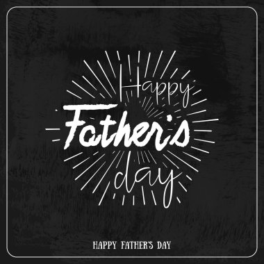 Baba gün retro poster