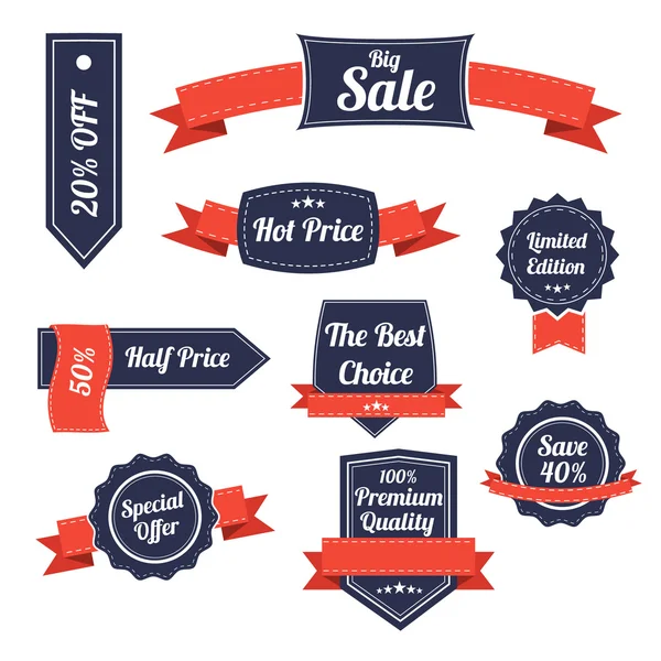 Conjunto de banners de oferta especial — Vector de stock