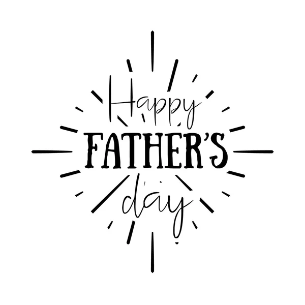 Šťastný otec den kaligrafické prvek — Stockový vektor