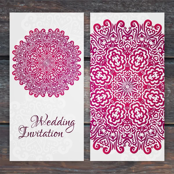 Lacy wedding card — Stock Photo, Image